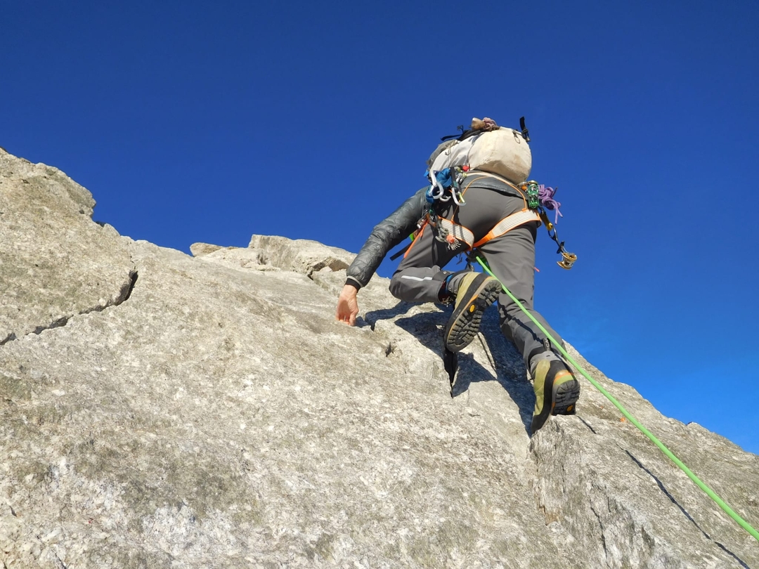 ARRAMPICATA ALLE AIGUILLES MARBREES - MONT BLANC 