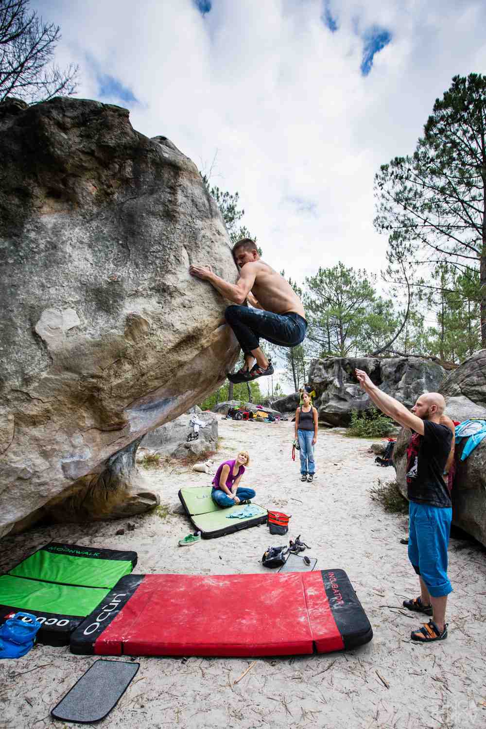 Trois Pignons: Luoghi di bouldering a Fontainebleau